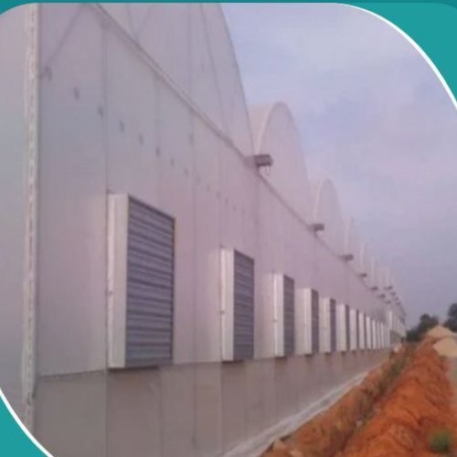 Prefab Rectangular Fan Pad Polyhouse, For Green House Prefab Rectangular Fan Pad Polyhouse, For Green House