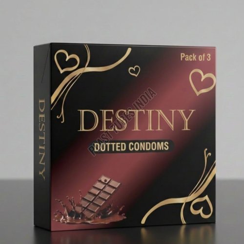 Destiny Chocolate Dotted Condom