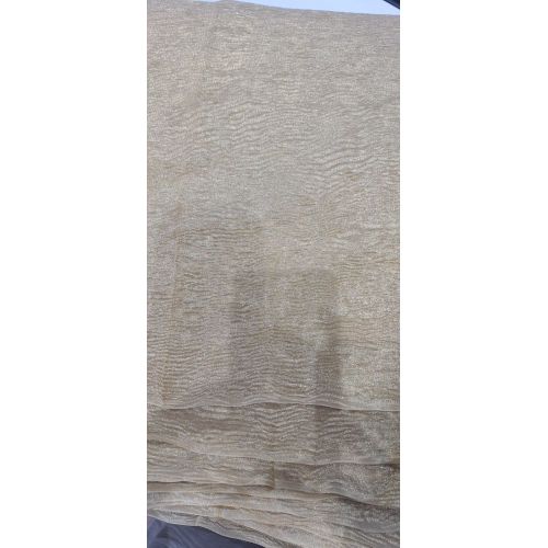 Ladies Golden Crush Tissue Designer Fabric