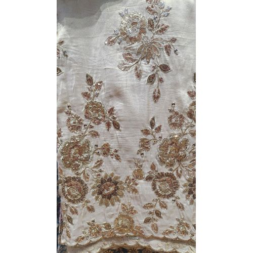 Ladies Tissue Silk Allover Butta Fabric