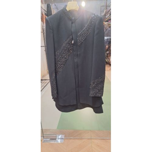 Mens Black Velvet Designer Blazer