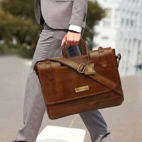 Vintage Leather Laptop Bag