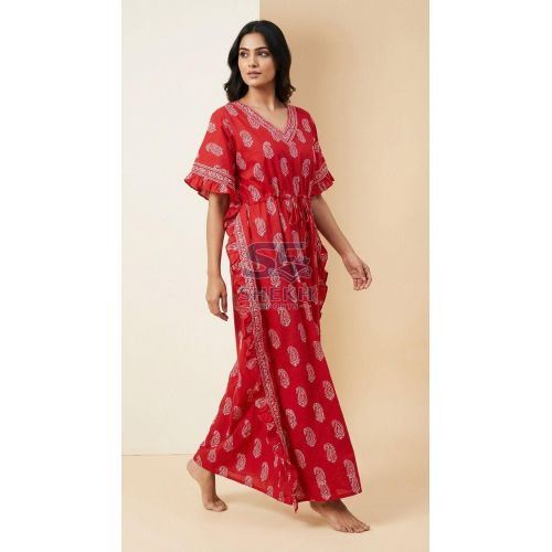 Ladies Lightweight Printed Cotton Nighty