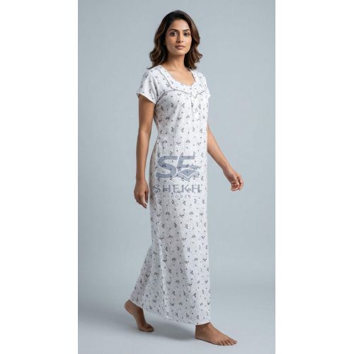 Ladies Timeless Comfort Printed Cotton Nighty