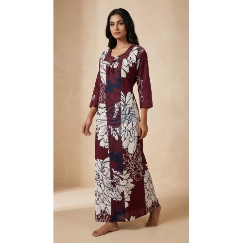 Ladies Ultra Soft Printed Cotton Nighty