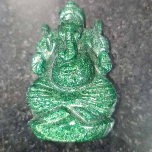 Emerald Ganesha Statue