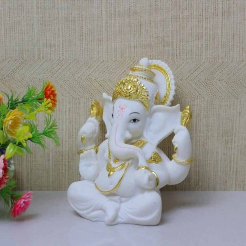 Pearl Ganesha Idol