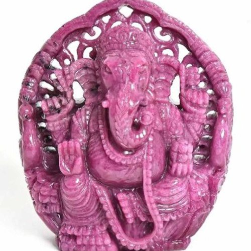 Ruby Ganesha Statue