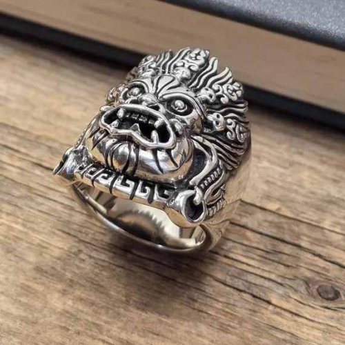 Sterling Silver Bhairava Ring