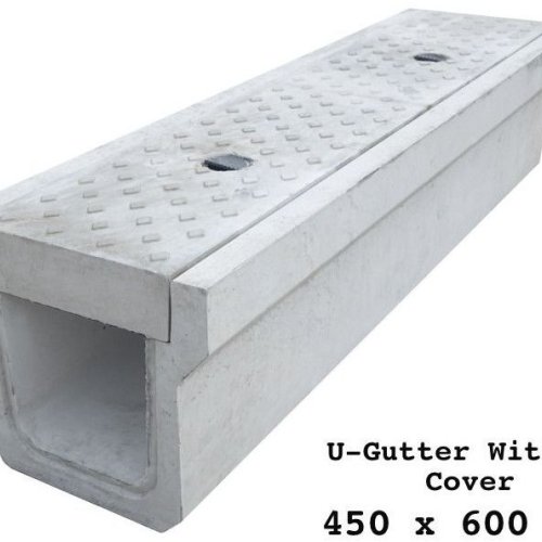 Perforated RCC U Drain Cover
