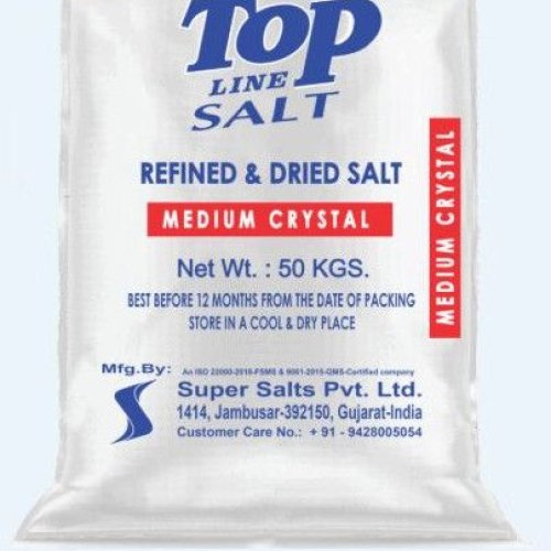 White Industrial Medium Crystal Salt