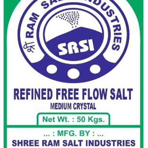 Medium Crystal Refined Free Flow Edible Salt