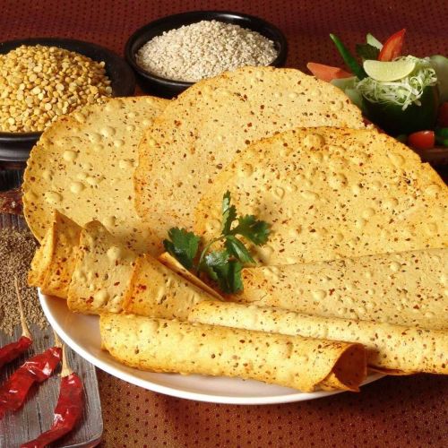 Round Rajasthani Papad