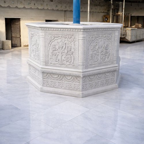 White Marble Nishan Sahib