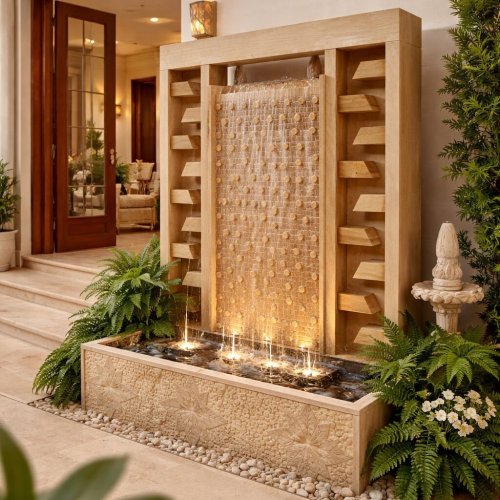 Sandstone Indoor Fountain