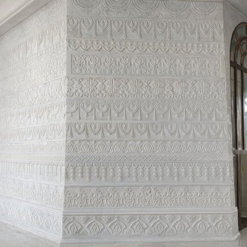 White Marble Wall Cladding Design Service