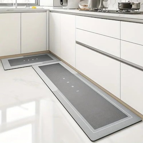 2 Piece Kitchen Rubber Mat