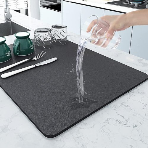 Dish Drying Kitchen Mat