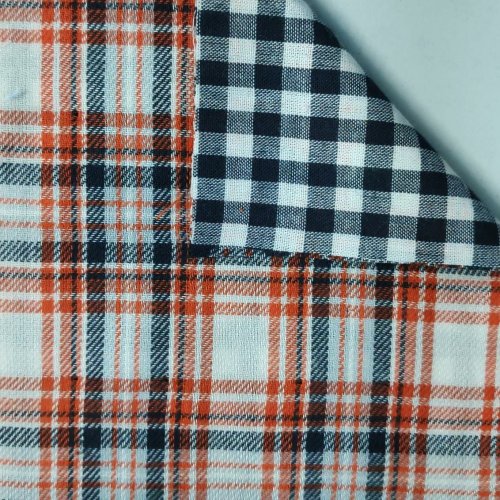 Double Cloth Checks Fabric
