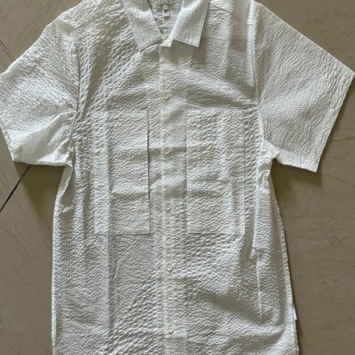 Ladies Casual Wear White Short Sleeve Shirt