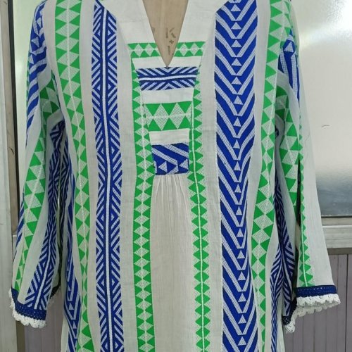 Stylish Ladies Multicolor Cotton Short Kurti