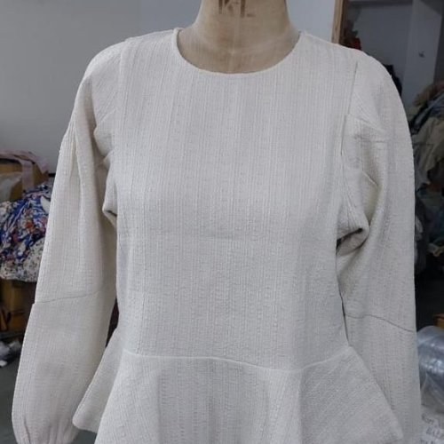 White Designer Ladies Tunic Top