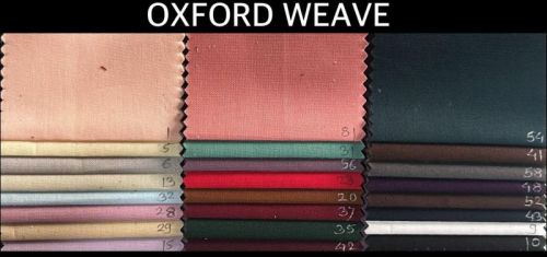 Plain Oxford Shirting Fabric