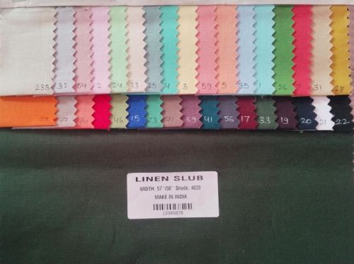 Linen Slub Shirting Fabric
