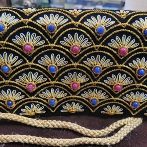 Zardozi Floral Designer Embroidered Bag