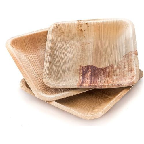 8 Inch Square Areca Leaf Disposable Plates
