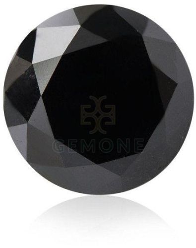 Natural Black Round Cut Diamonds