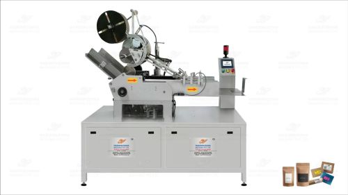 Automatic Carton-Pouch Labeler Machine