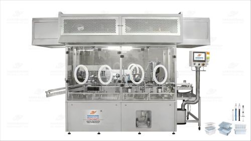 Automatic Filling & Closing System for Nested Pre-Fillable Syringes
