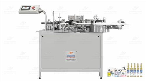 Automatic High-Speed Ampoule and Vial Sticker Labelling Machine