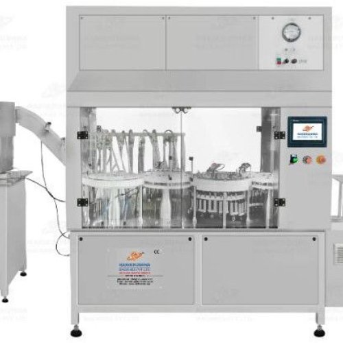Pre-Filled Flush Syringe Filling and Capping Machine with Reverse System
