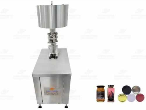 Semi Automatic Lug Cap Sealing Machine
