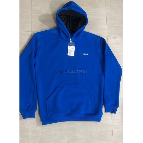 Men Blue Solid Hoodies