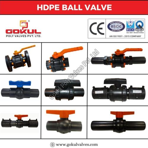 HDPE Ball Valve Flange End HDPE Ball Valve Flange End
