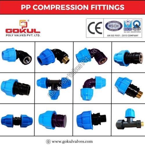 MDPE Compression Elbow Male Threaded Adapter
