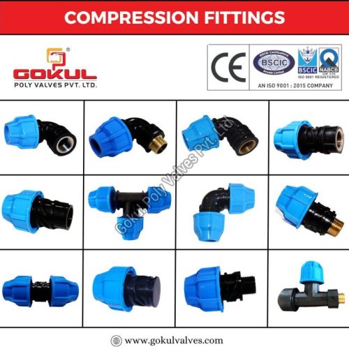 MDPE Compression SS Female Threaded Adapter