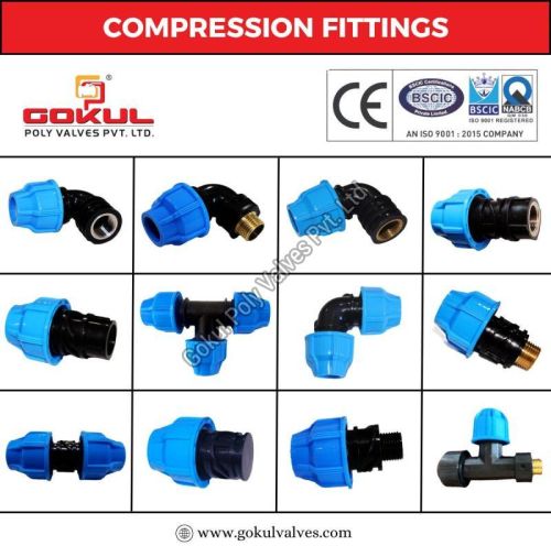 PE Compression Pipe Fittings