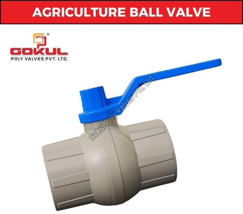 Plastic Solid Grey Ball Valve