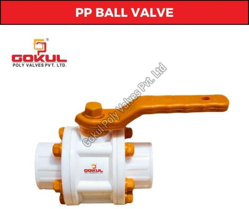 PP Ball Valve Screw End