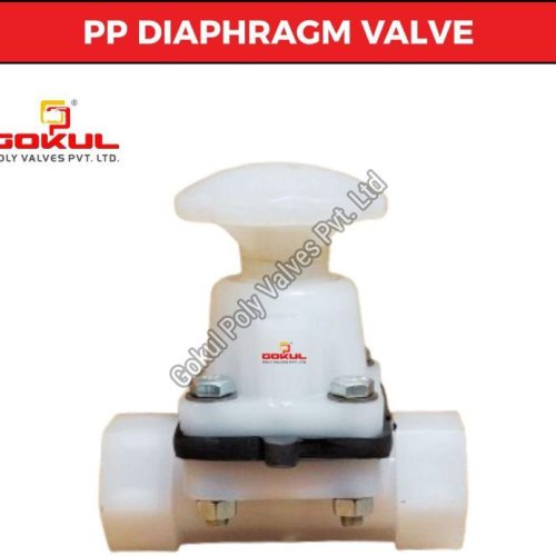 PP Diaphragm Screwed End Valve