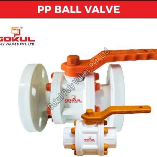 pp flanged ball valve