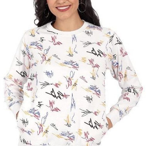 Women Round Neck Long Sleeve T-Shirt