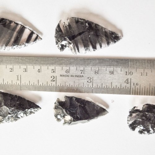 1 Inch Obsidian Arrowheads