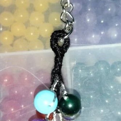 7 Chakra Healing Stone Keychain