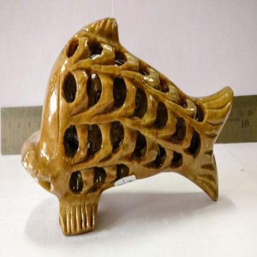 Handcrafted Fish Soapstone Sculpture