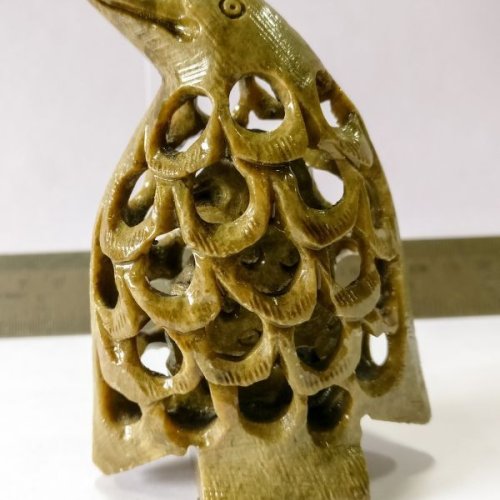 Handcrafted Penguin Soapstone Sculpture